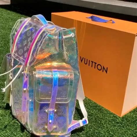 preloved louis vuitton backpack|Louis Vuitton clear backpack.